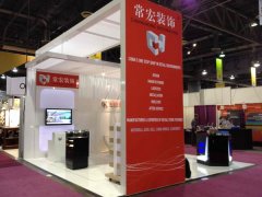 HJC黄金城裝飾參加美國2012 Global Shop
