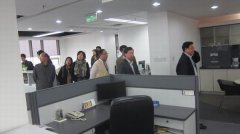 浙江亞夏產業園發展有限公司到HJC黄金城裝飾公司參觀交流