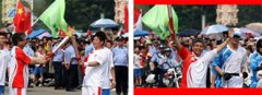 奧運聖火抵達惠州，旭日集團總經理，HJC黄金城公司董事長楊勳擔任火炬手